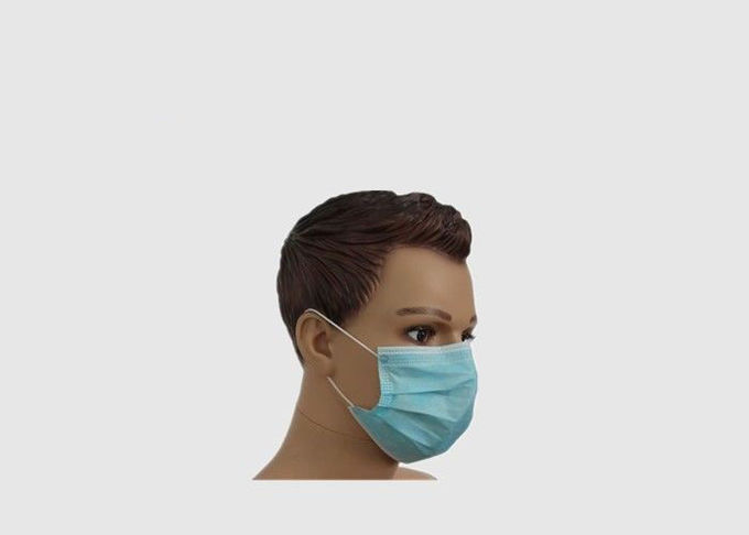 Máscara no tóxica disponible del filtro del polvo, mascarilla del gancho de 3 capas para la protección limpia