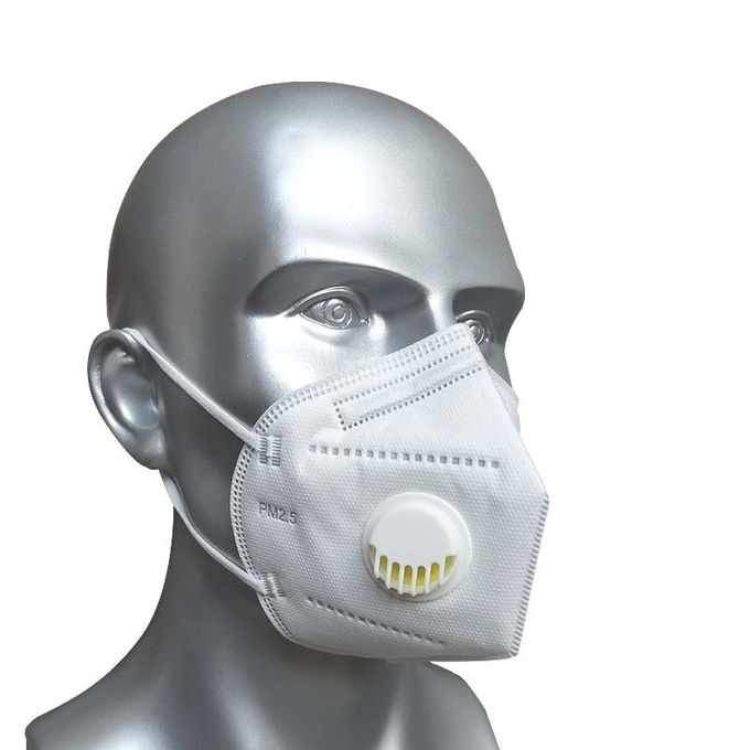 Máscara plegable modificada para requisitos particulares FFP2 tres capas de la filtración de la protección bacteriana