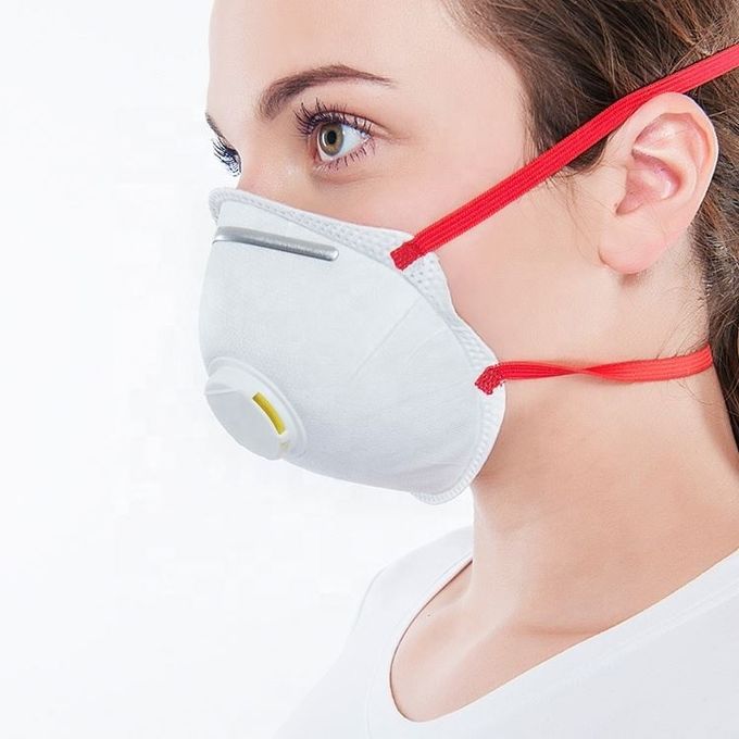 Máscara de respiración disponible formada taza, respirador soluble en agua de la máscara de polvo