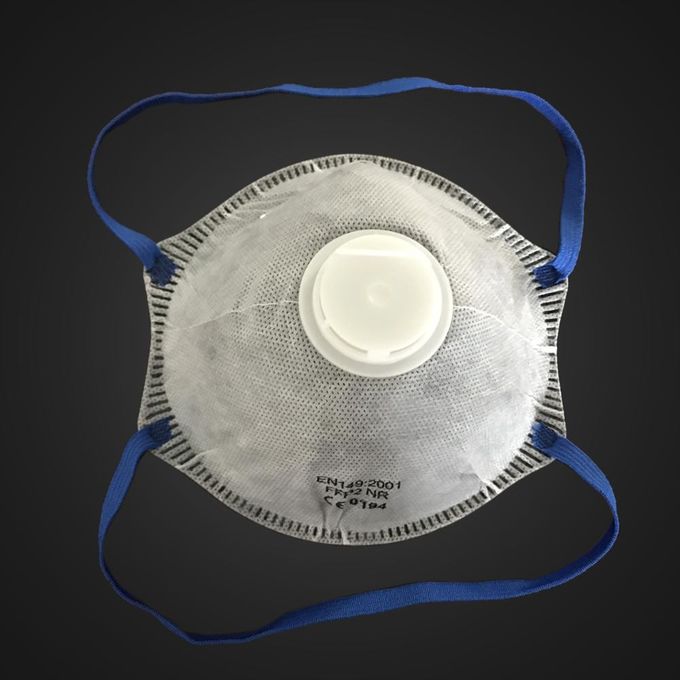 4 polvo anti activado máscara de la máscara del respirador de la seguridad del carbono de la taza FFP2 de la capa