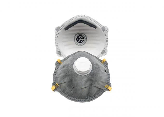 Máscara de polvo activada prenda impermeable del carbono con el CE principal de dos correas aprobado