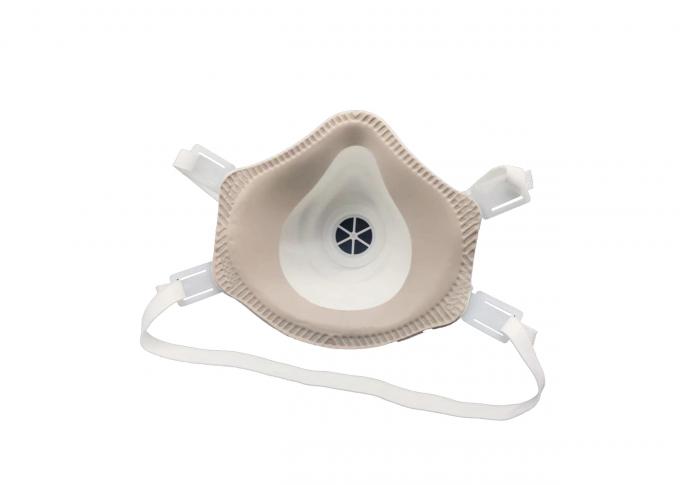 Certificación blanca suave del CE del color del carbono de la máscara no irritante del respirador