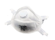 China Máscara Valved del respirador del color blanco, respirador N95 con la válvula de la exhalación compañía