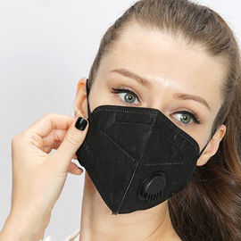 Mascarilla plegable protectora del polvo PM2.5 N95 con el respirador no tejido del filtro de la válvula