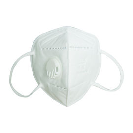 Máscara de polvo Valved disponible, máscara plegable N95 del tamaño ligero