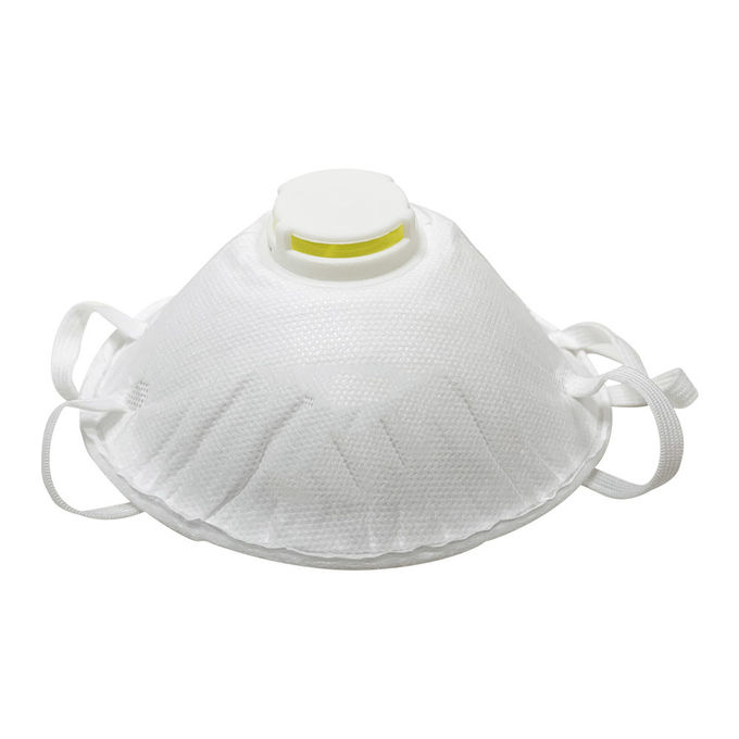 Máscara industrial de la protección del polvo, mascarilla anti no tejida de la niebla de la tela