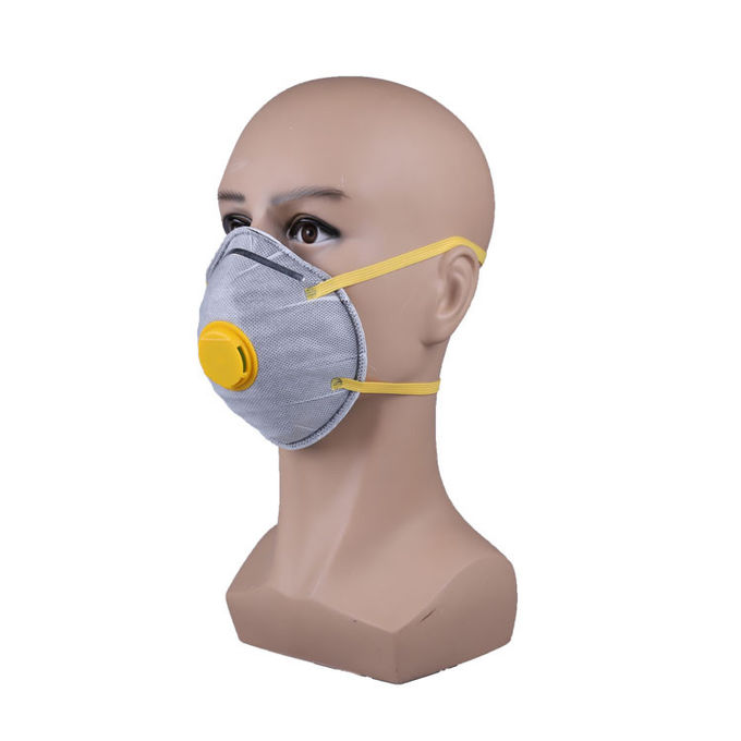 Color modificado para requisitos particulares del gris de la máscara de polvo de la partícula fina máscara/4ply de la taza FFP2